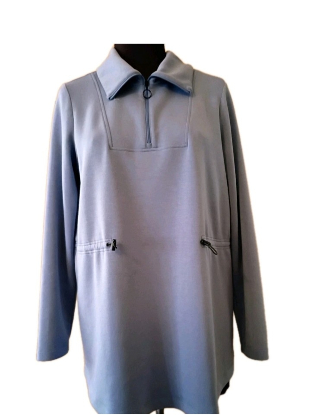 J. Jill Fit Slate Blue Pullover